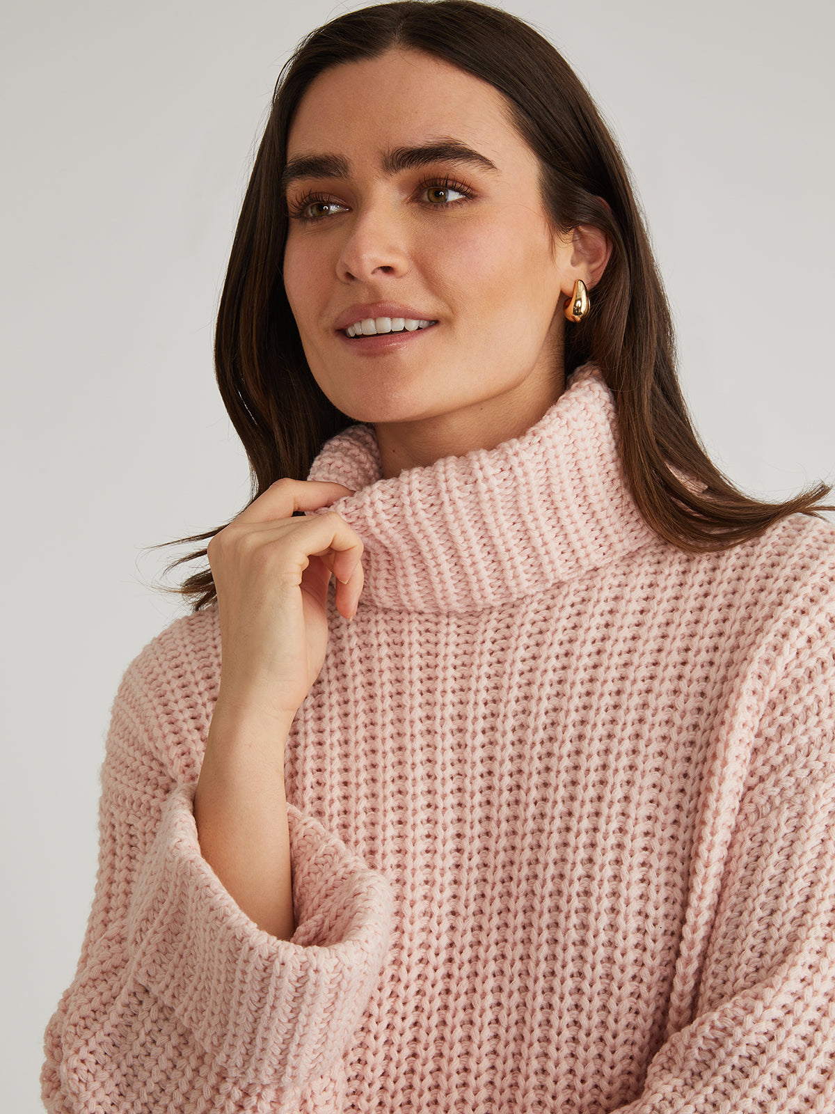 525 Women s Vida Turtleneck Shaker Pullover Lotus