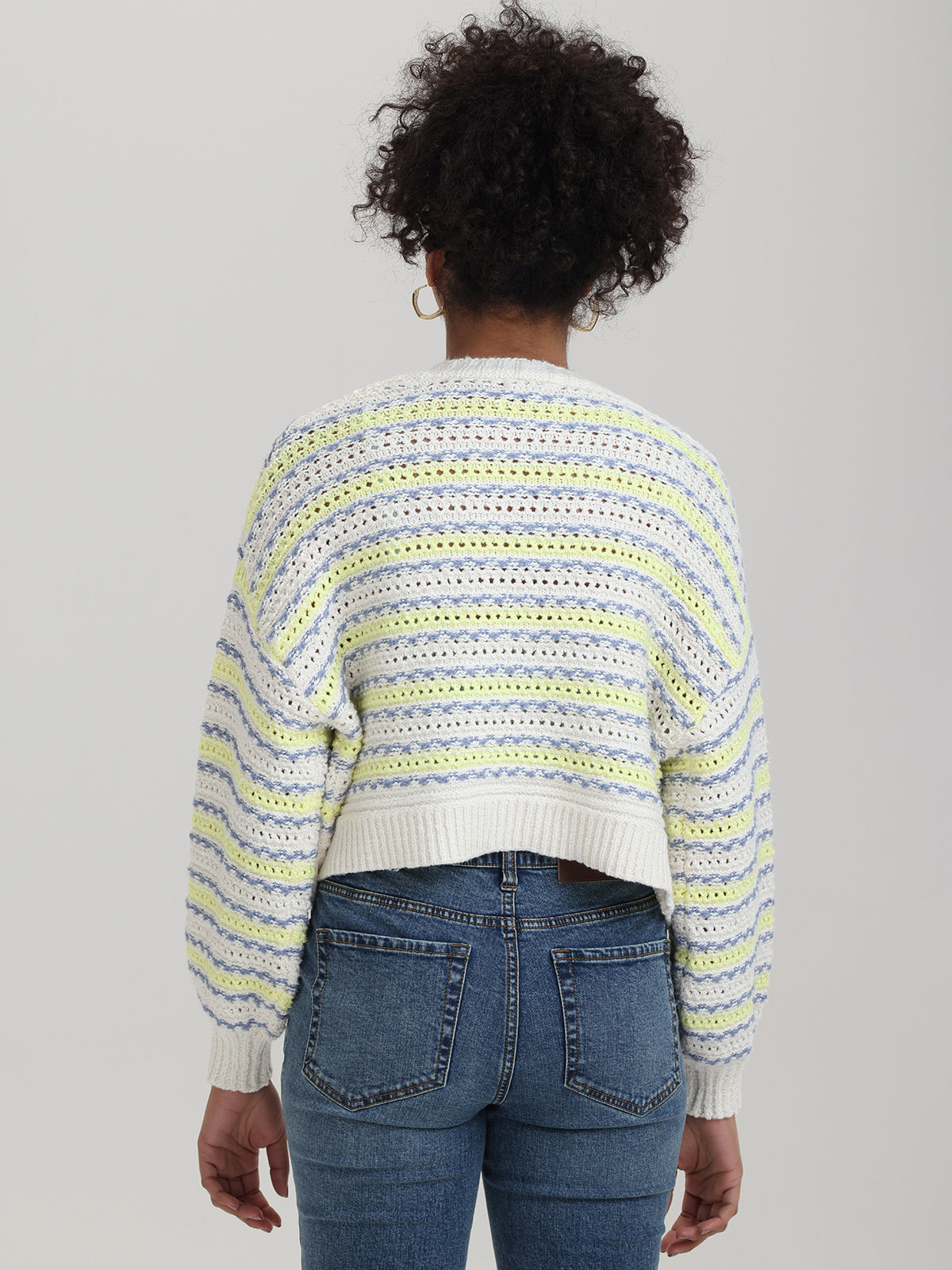 Zoe: Crimped Mix Cardigan