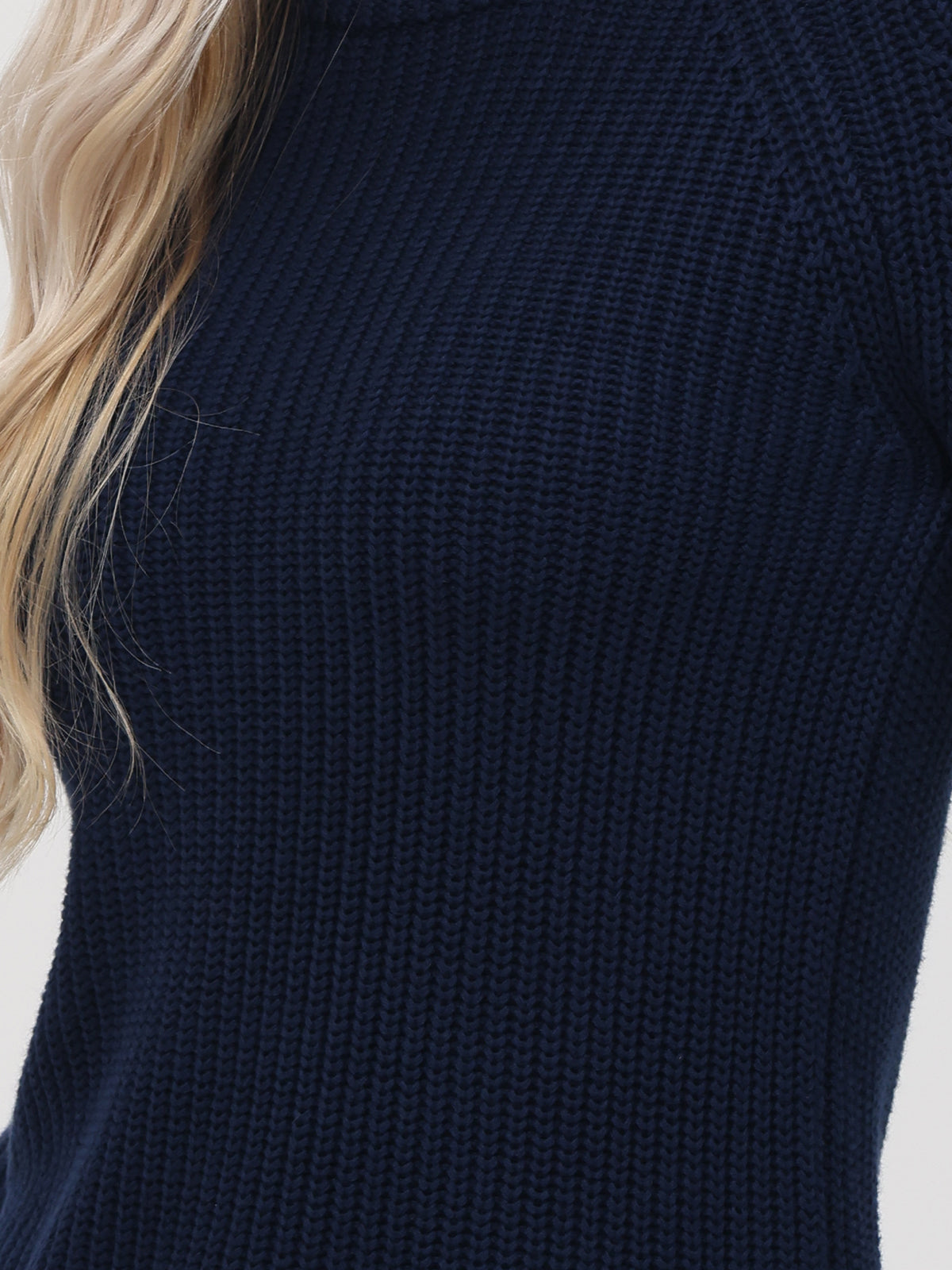 Jane: 100% Cotton Shaker Stitch Raglan Sleeve Sweater