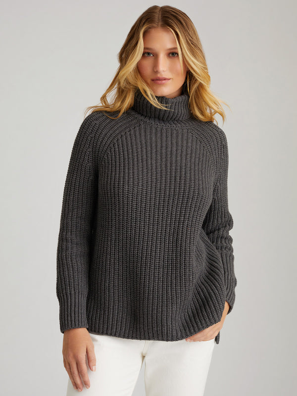 525 The Chloe: Ribbed Knit Turtleneck