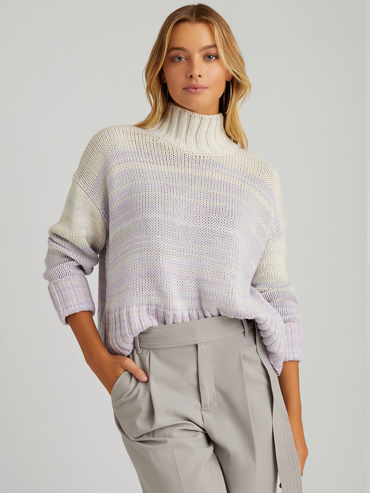 Blair: Ombre Mockneck Pullover