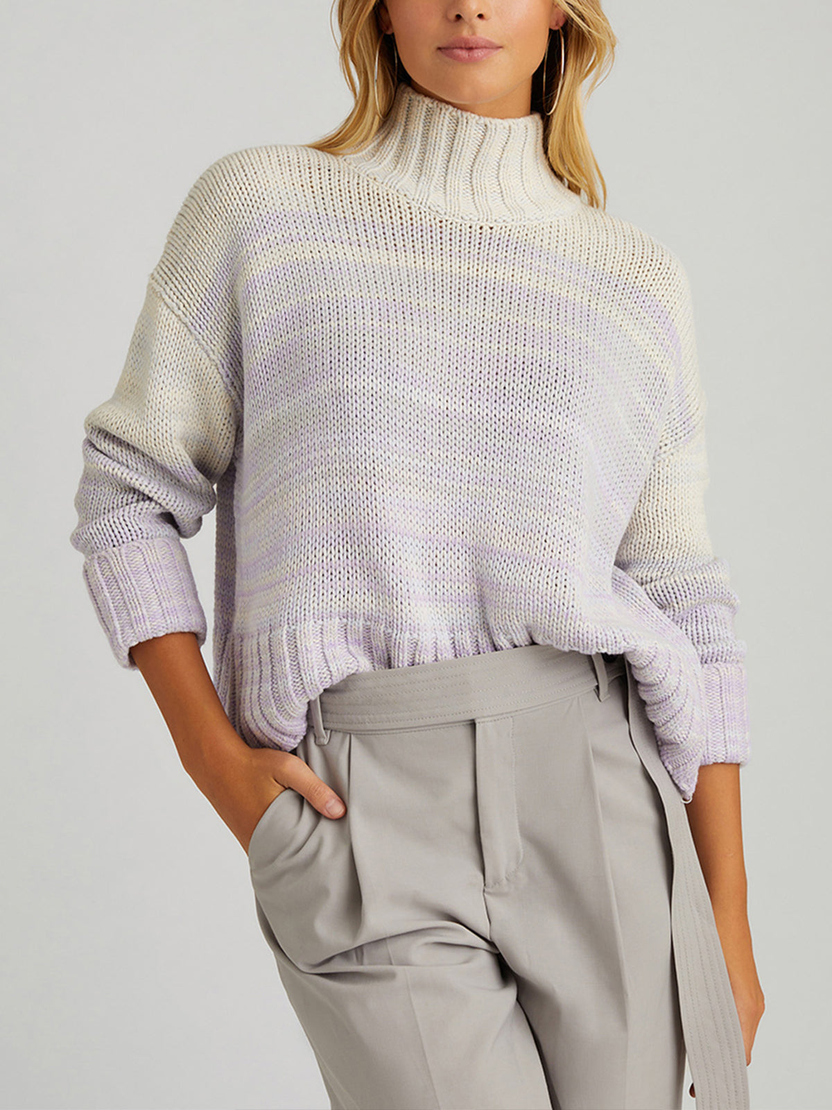 Blair: Ombre Mockneck Pullover