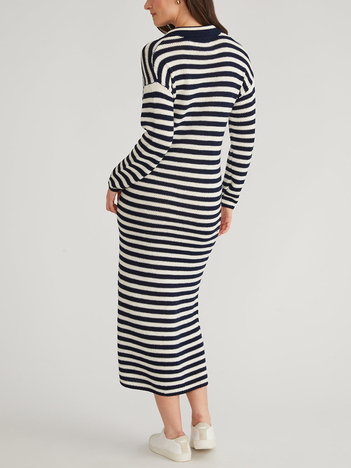 Raya: Stripe Polo Dress