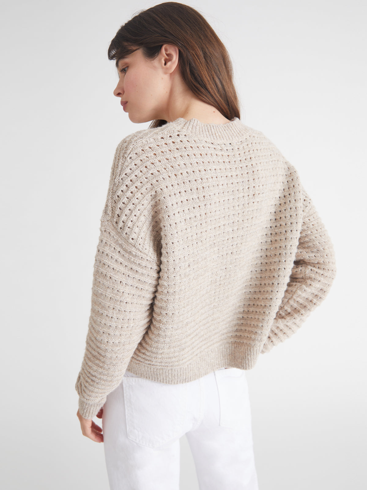 Joanna: Mesh Stitch Pullover