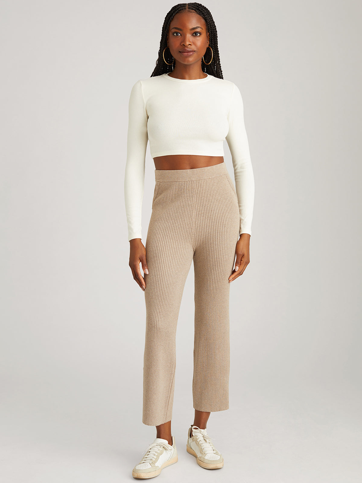 Gabby: Rib Sweater Pants