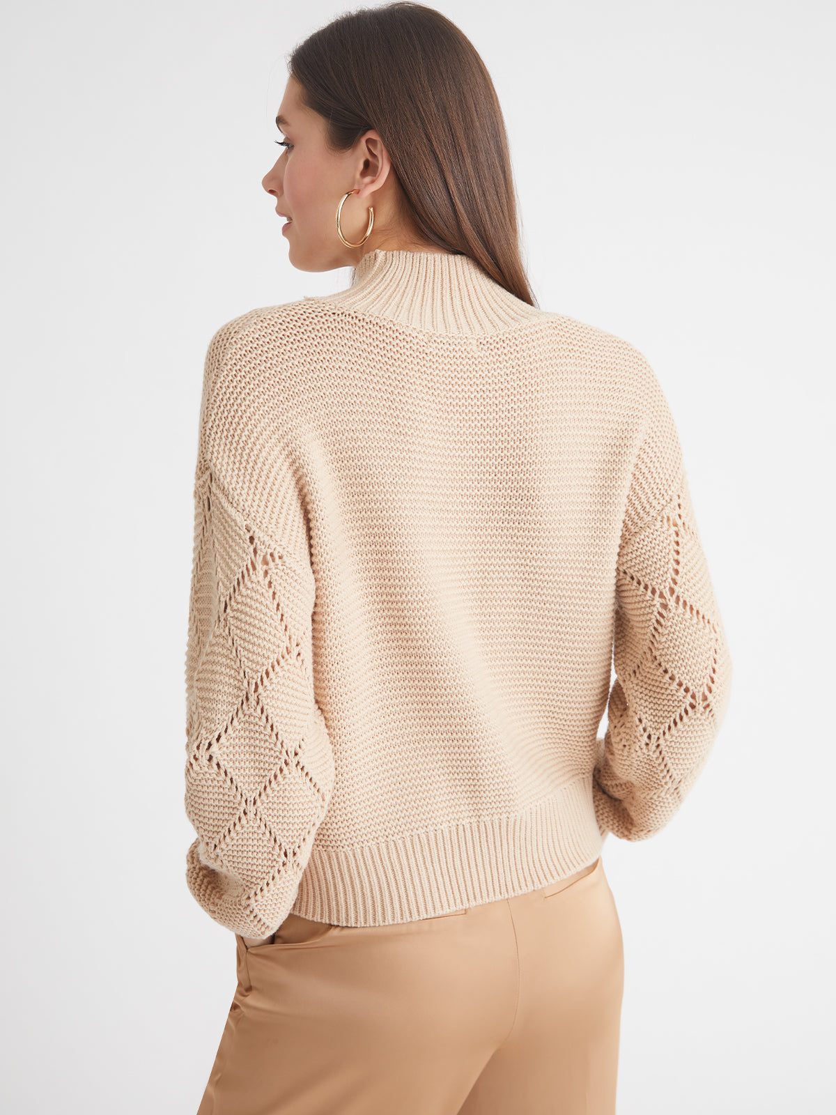 Talia: Diamond Stitch Pullover