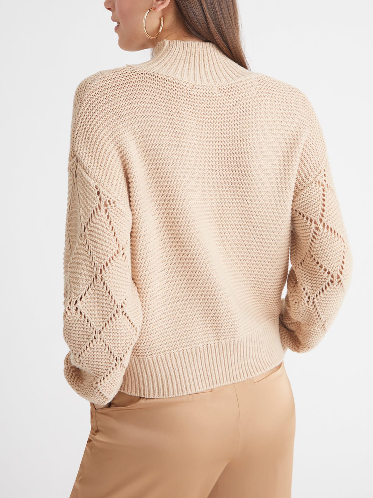 Talia: Diamond Stitch Pullover