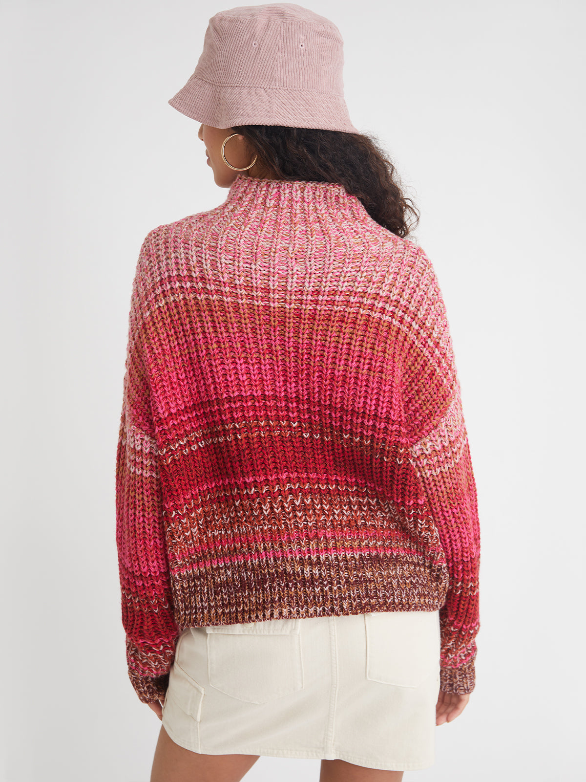 Valerie: Ombre Mockneck Pullover Sweater