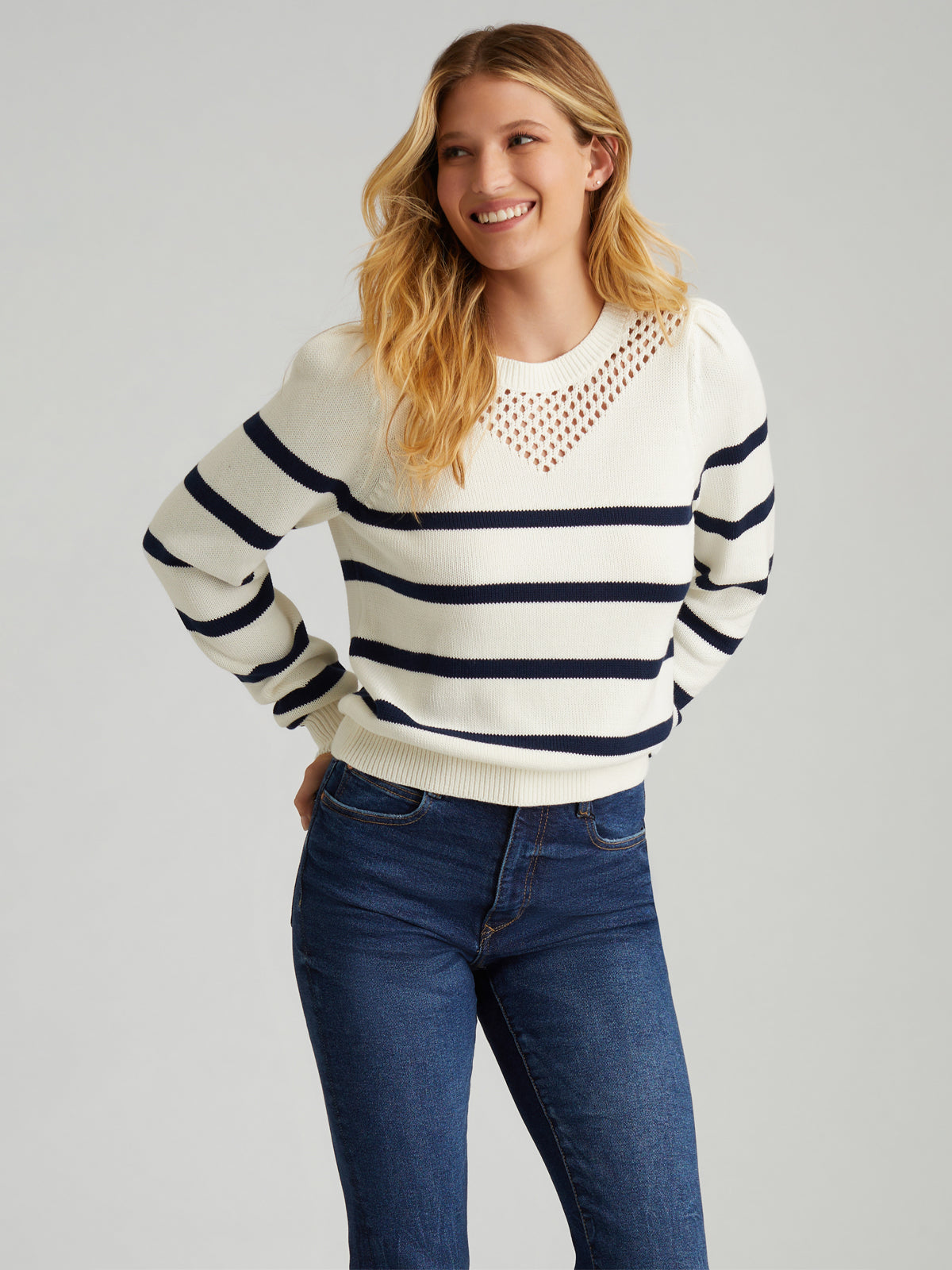 Lucy: Stripe Pullover