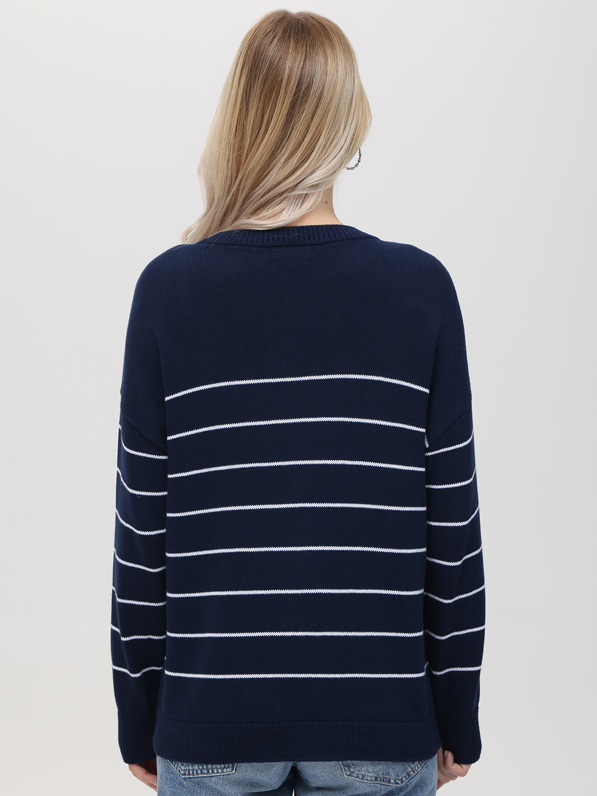 Sarah: Relaxed Stripe Cardigan