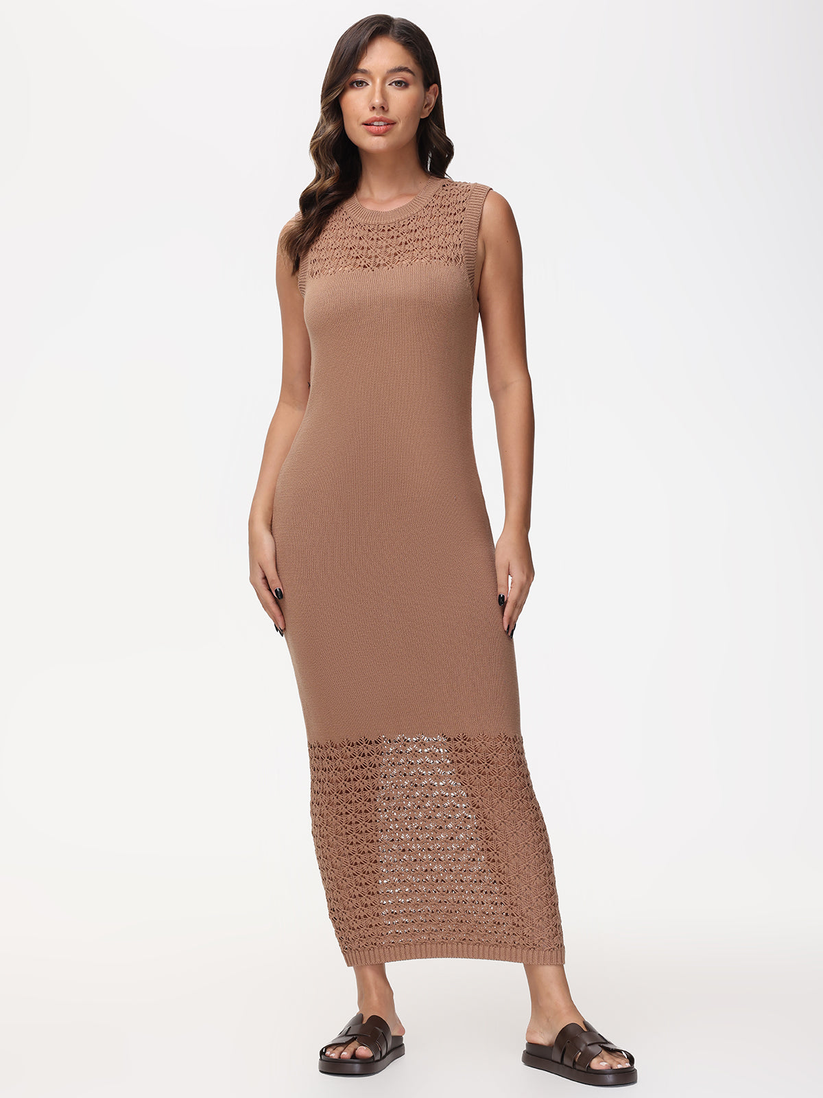 Tori: Crochet Maxi Dress