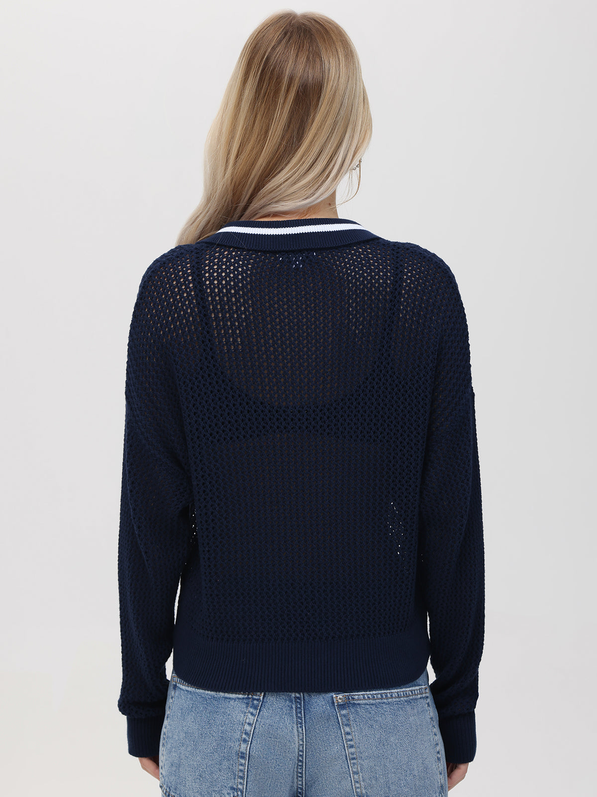 Cara: Tipping Polo Pullover