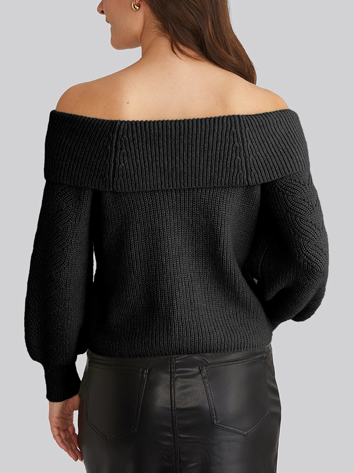 Marisa: Relaxed Off Shoulder Pullover