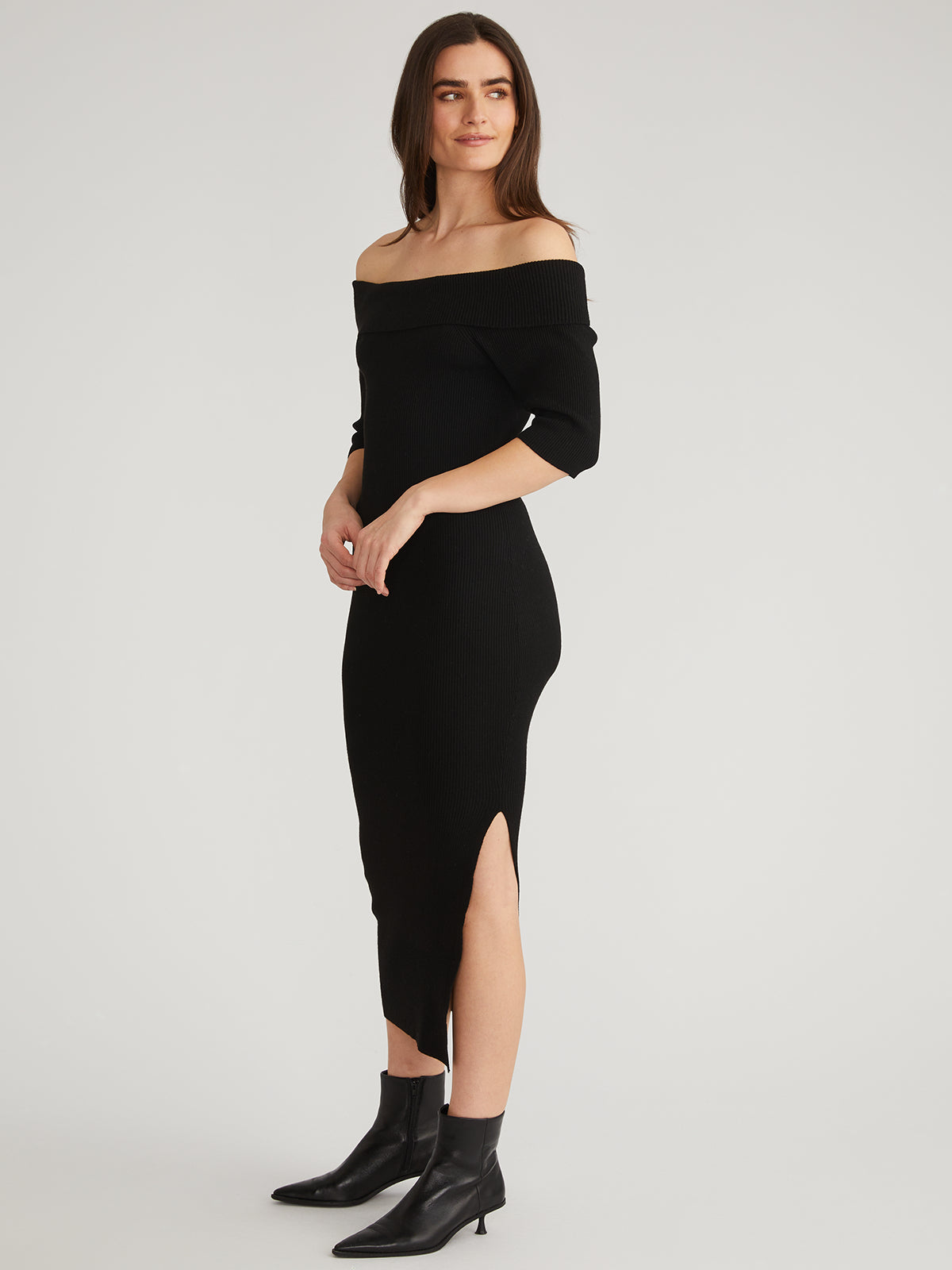 Jennifer: Off Shoulder Midi Dress