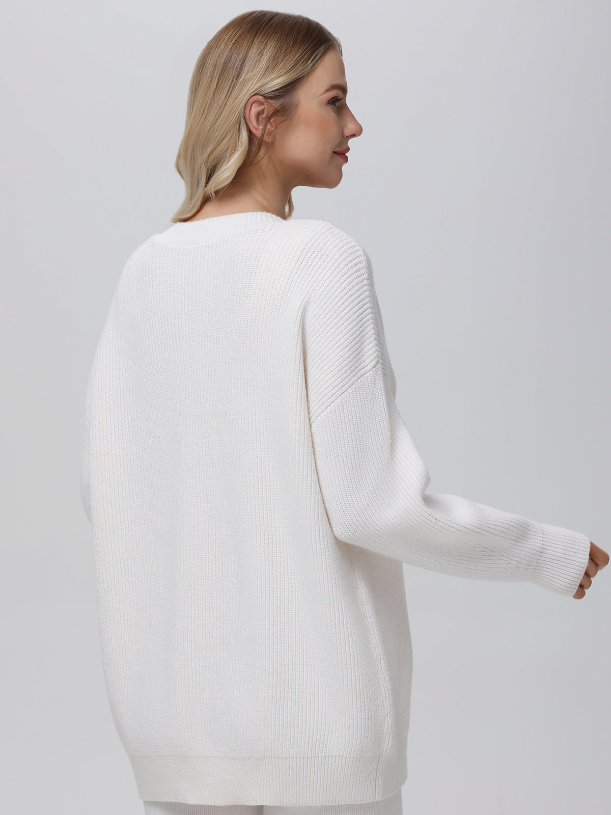 Evelyn: Asymmetrical Luxe Oversized Cardigan