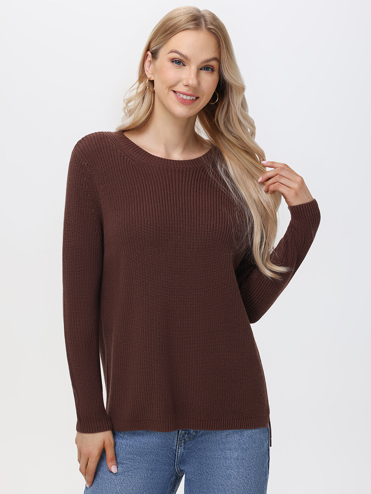 525 America top Choker Cutout Sweater S