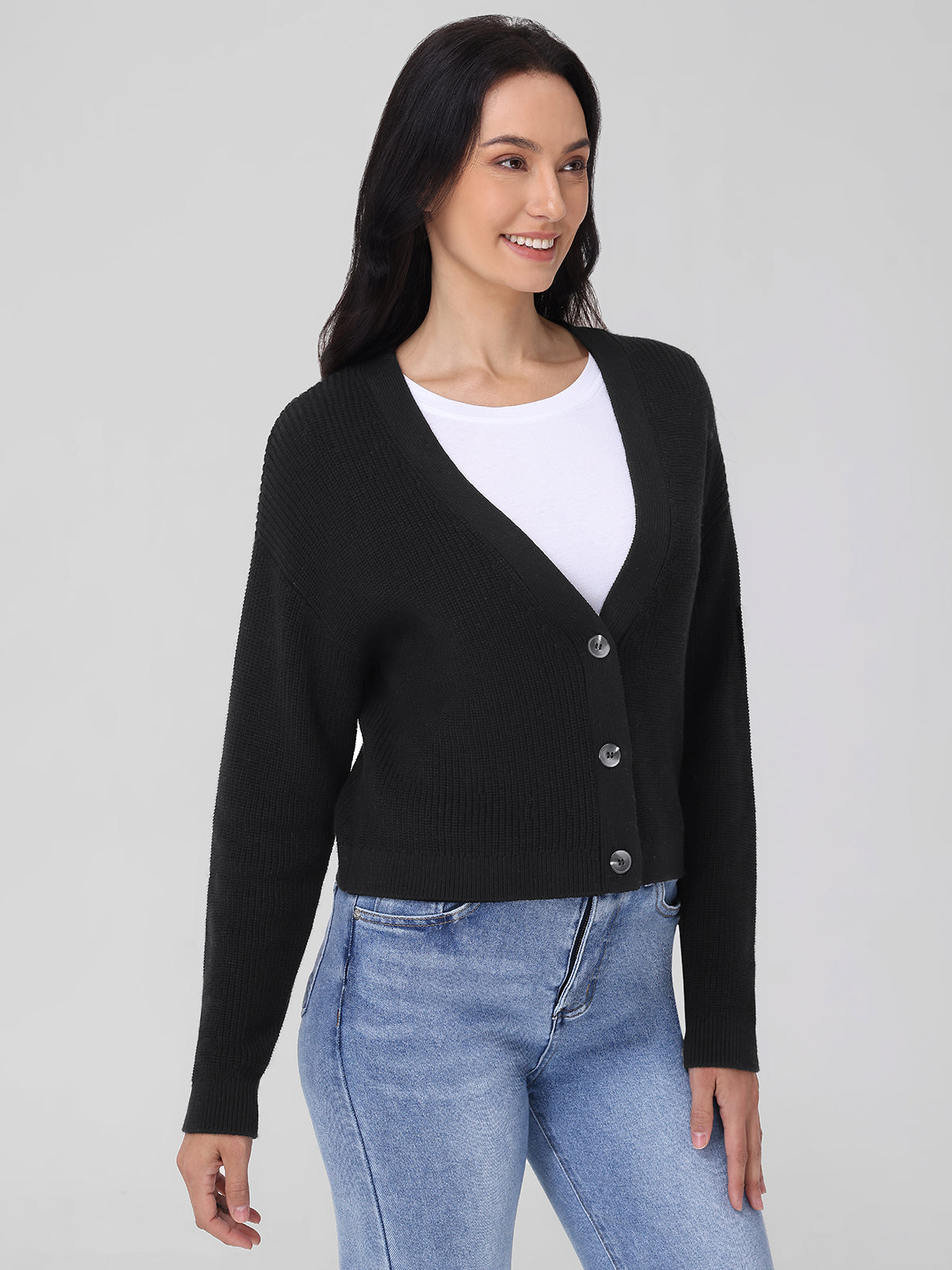 Charlie: Crop Cotton Cardigan