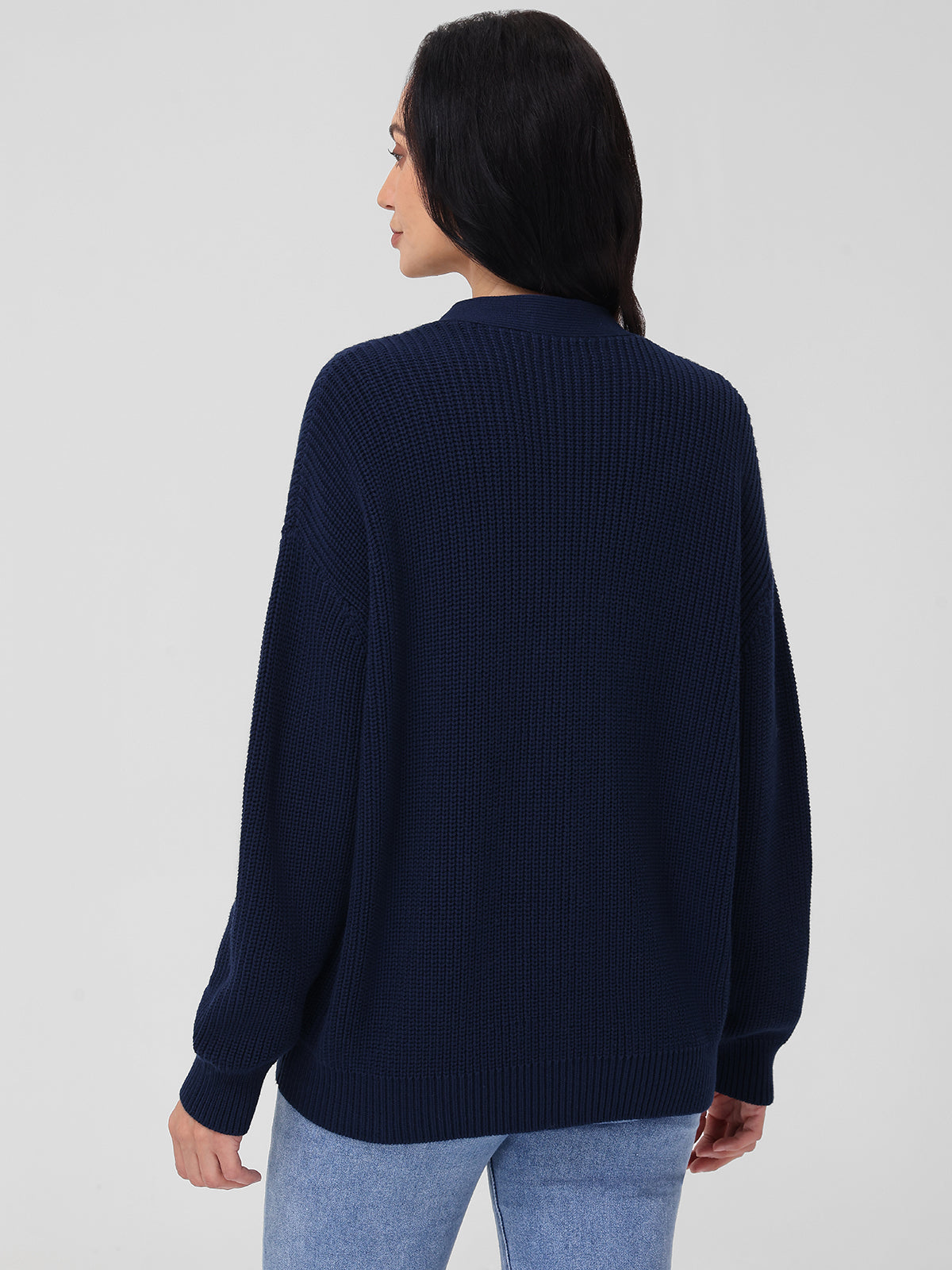 Emilia: Cotton Cocoon Cardigan