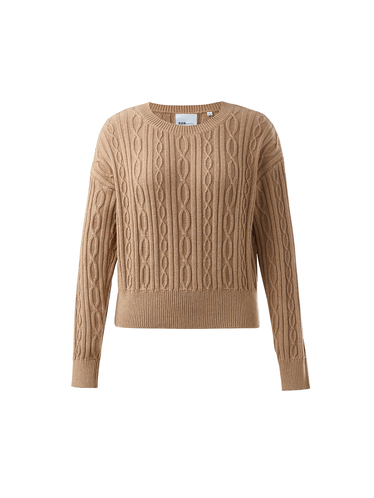 Theresa: Cable Cotton Sweater