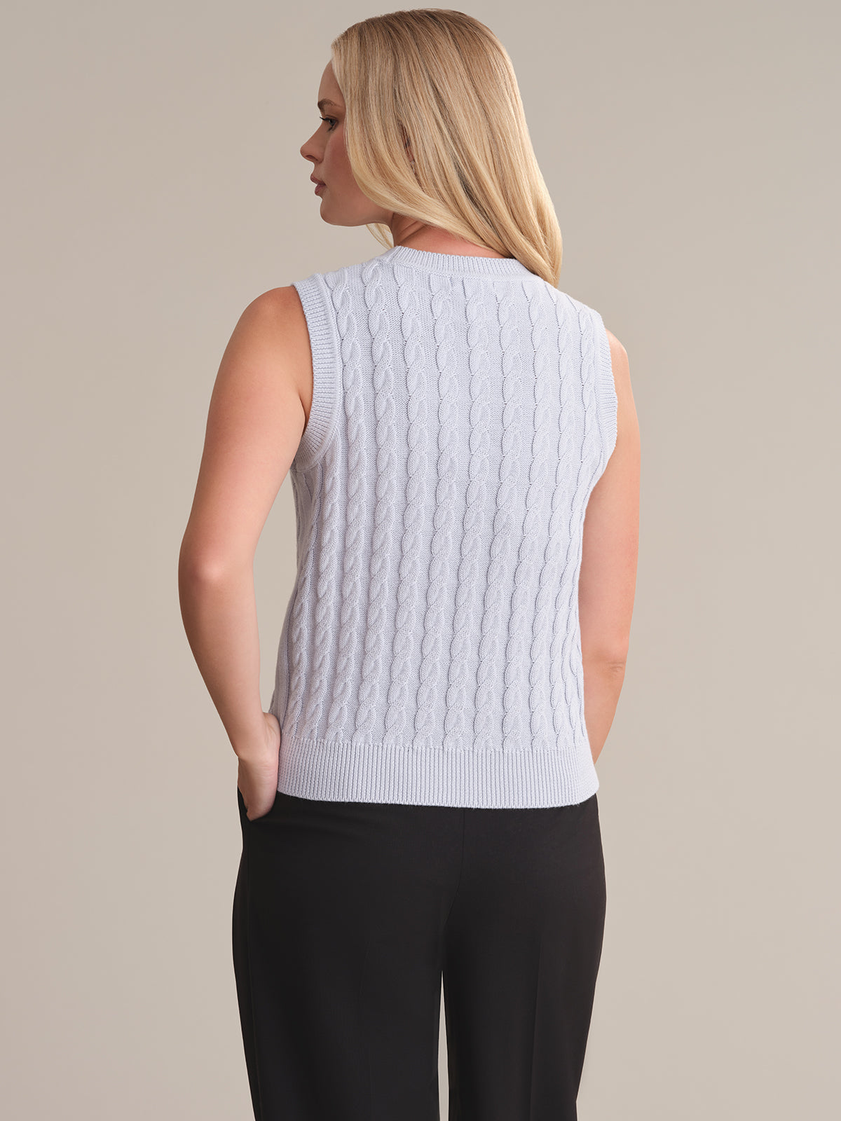 Ivy: Cable Cotton Tank