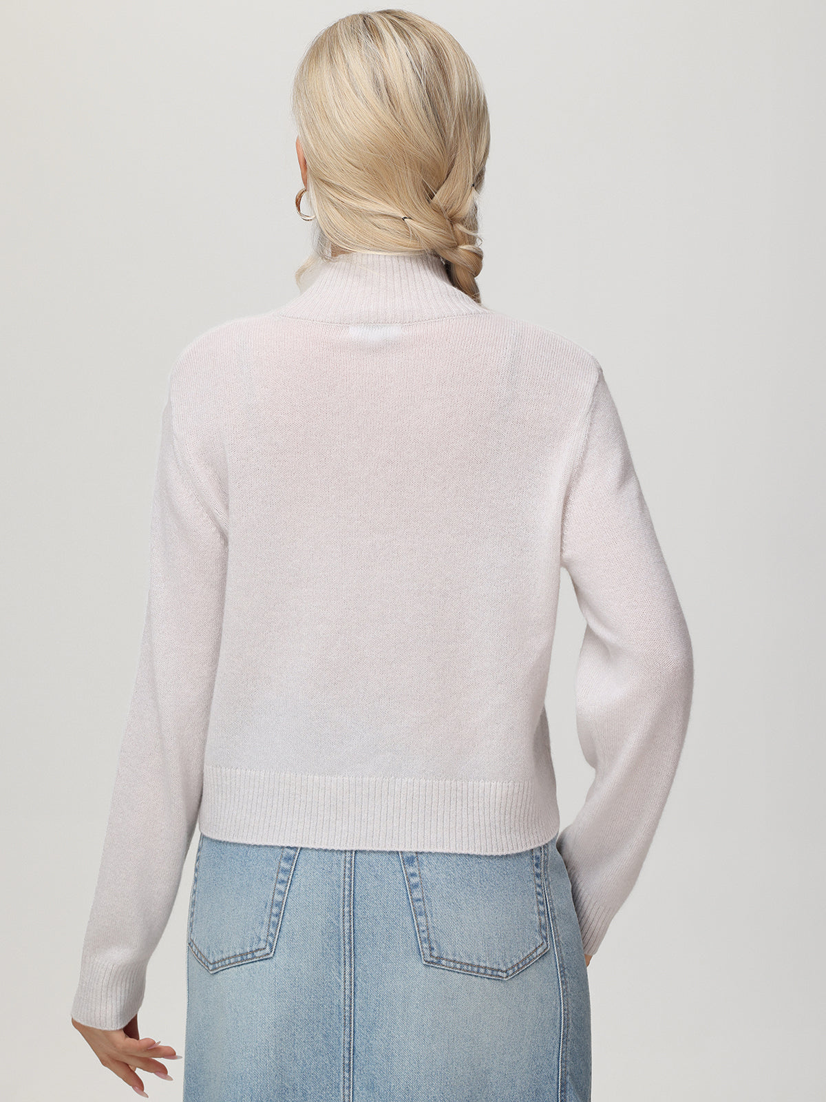 Cashmere Mockneck Pullover