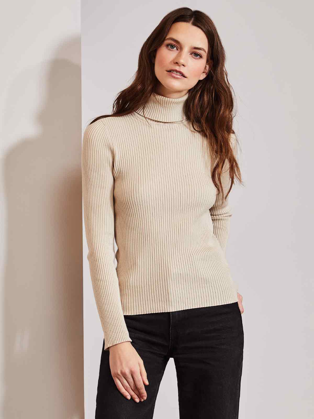 The Chloe: Ribbed Knit Turtleneck