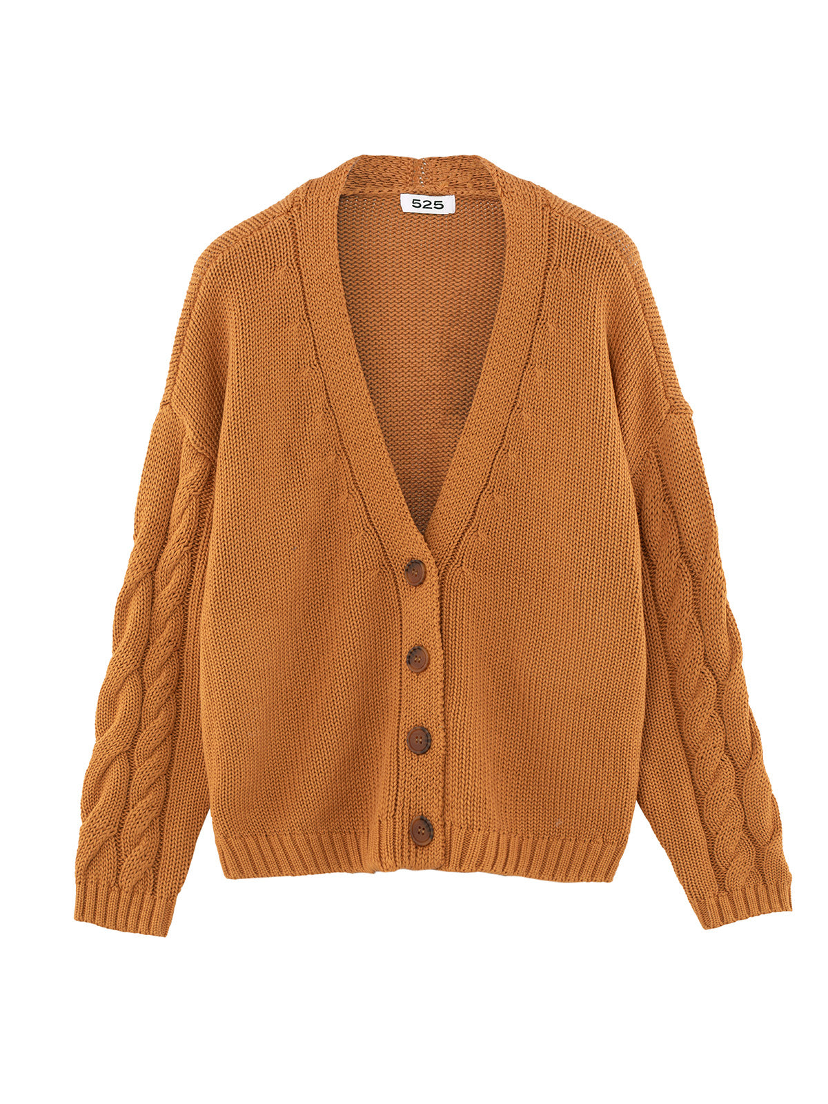 100% Cotton Cable Cardigan