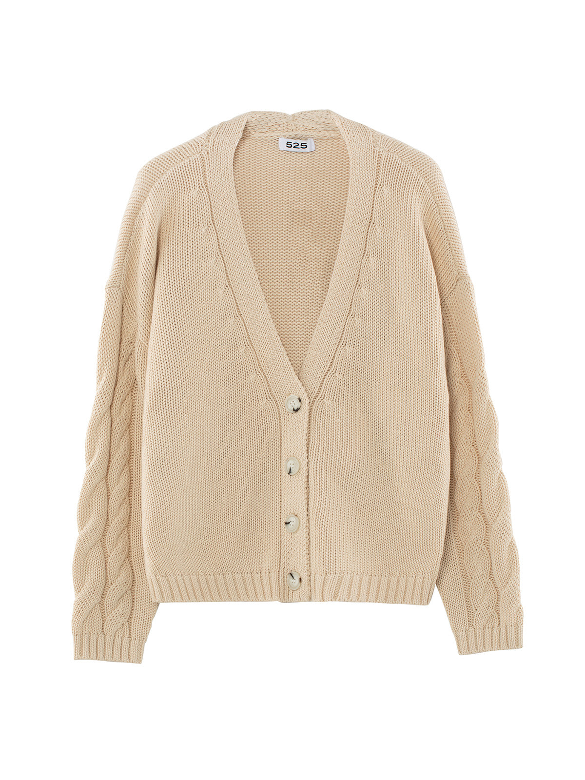 100% Cotton Cable Cardigan