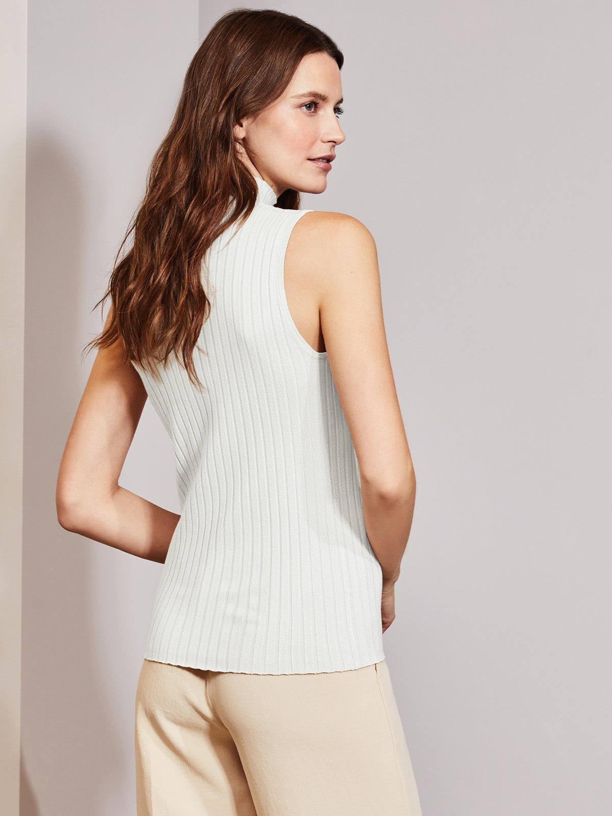 525 America Square Neck Knit Tank- White- $100.00 – Hand In Pocket